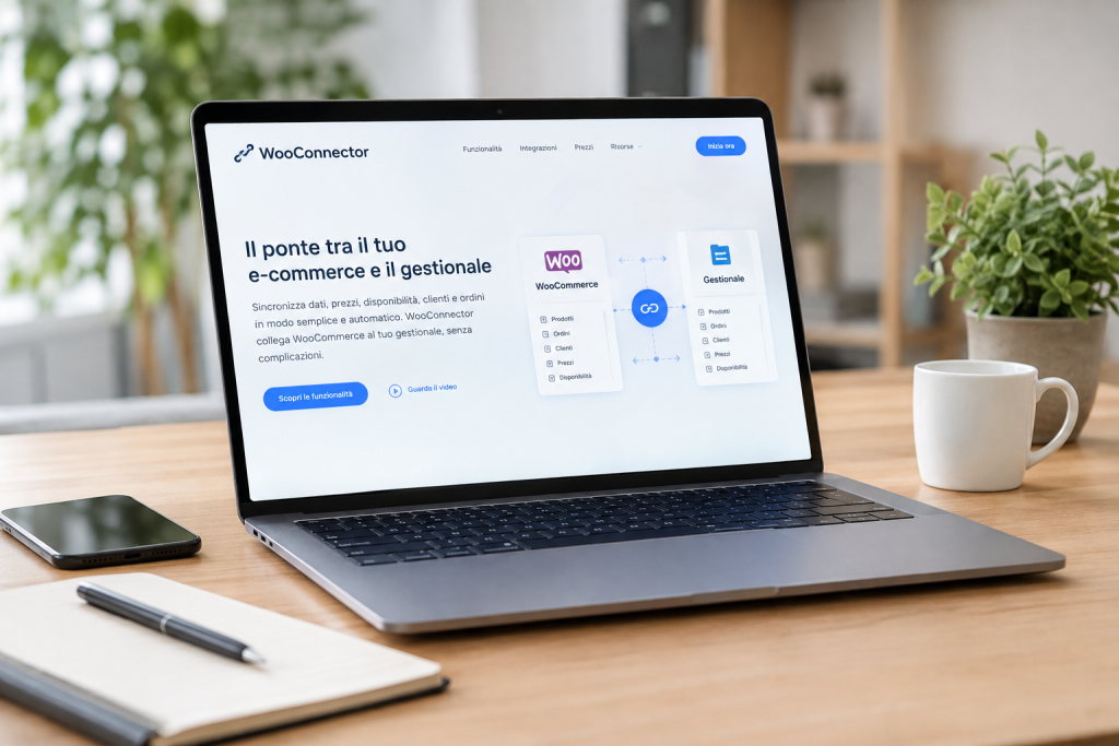 WooConnector per l'integrazione e la sincronizzazione di WooCommerce con servizi e sistemi aziendali