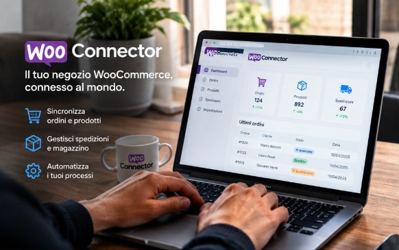 WooConnector di Xs Srl e' un connettore che collega Business Experience a WooCommerce
